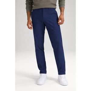 Lululemon Commission Pull On Pants Mens Size 46 Navy Stretch Travel Work